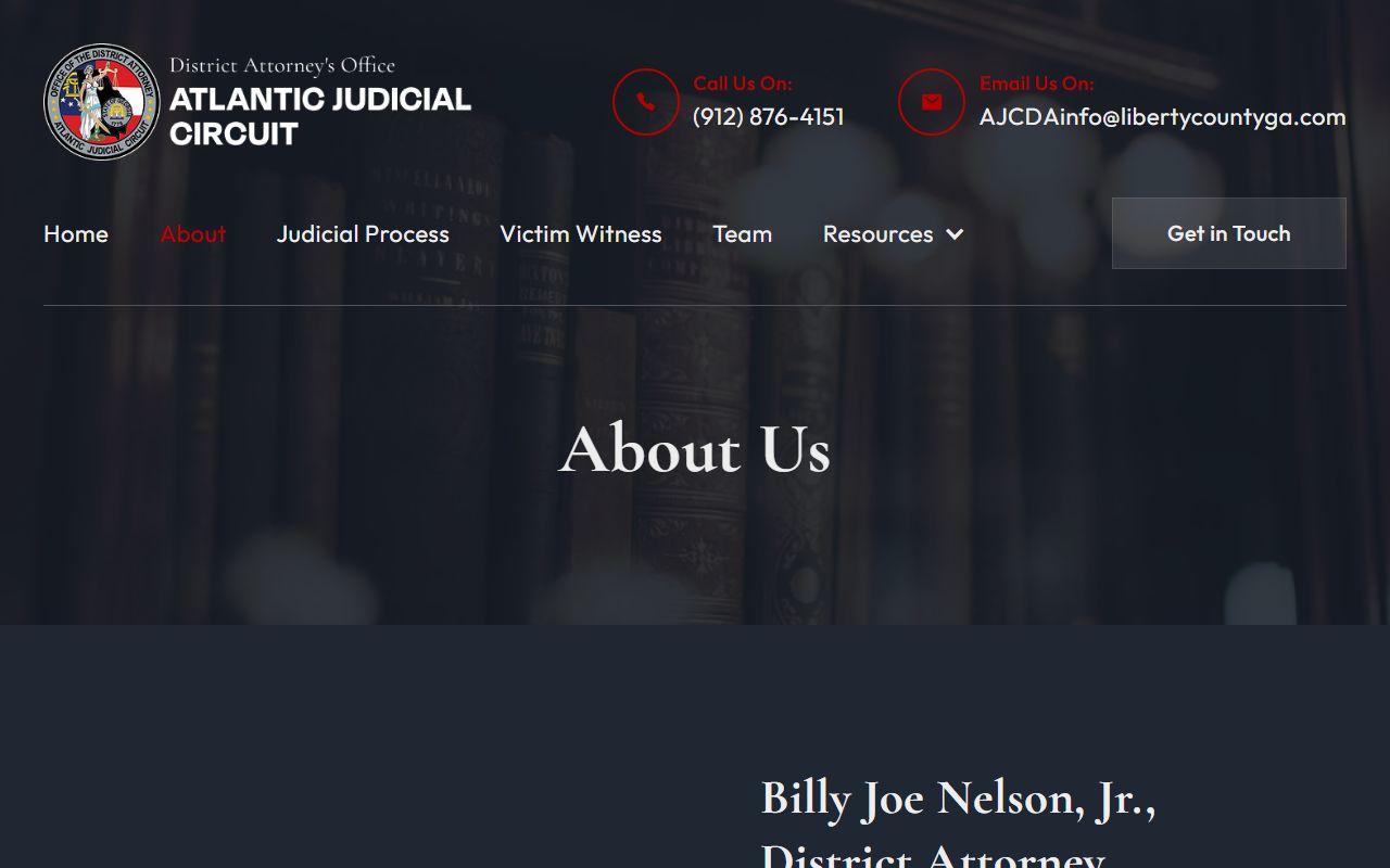 Liberty County criminal court records District Attorney biography