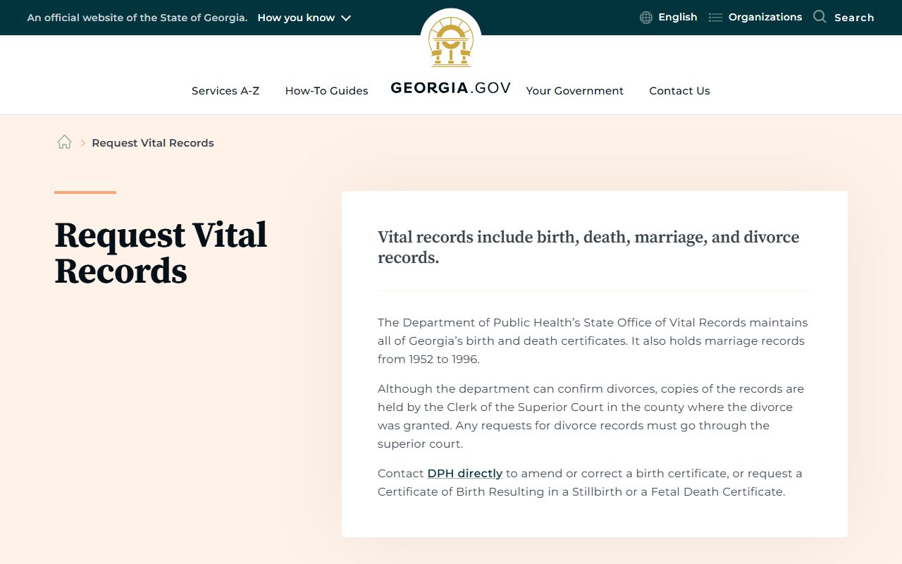 Liberty County marriage and divorce records Georgia vital records guide